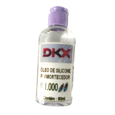 ÓLEO DE SILICONE DENSIDADE 1.000 60ml PARA AMORTECEDOR DKX PER1000